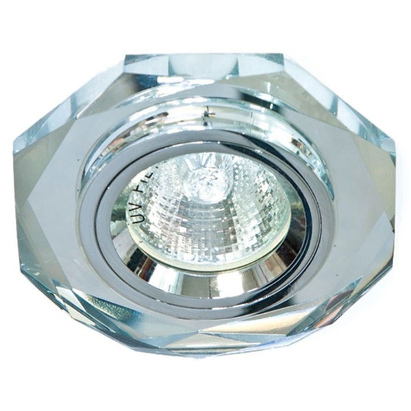 Светильник встраиваемый Feron DL8020-2 потолочный MR16 G5.3 серебристый