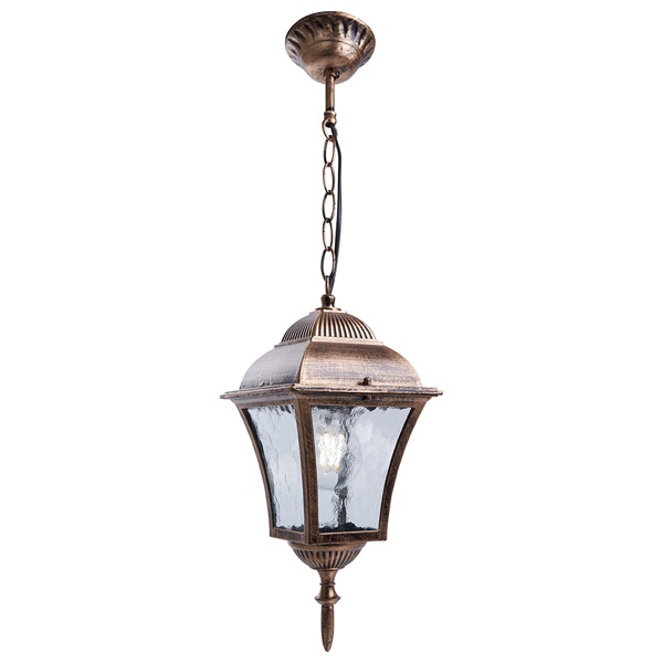 Светильник садово-парковый Feron PL615 серии Таллин на цепочке 60W E27 230V, черное золото