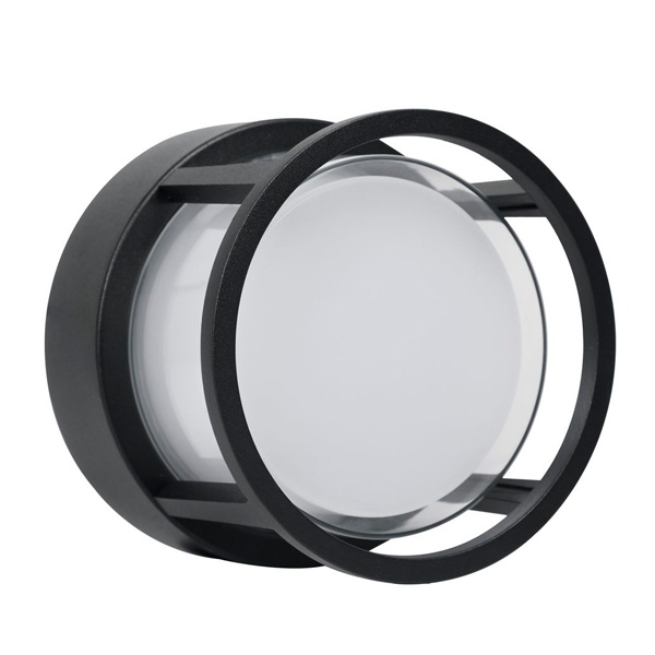 Светильник светодиодный уличный настенный Feron DH107 12W 4000K 230V 720Lm IP54 круглый черный