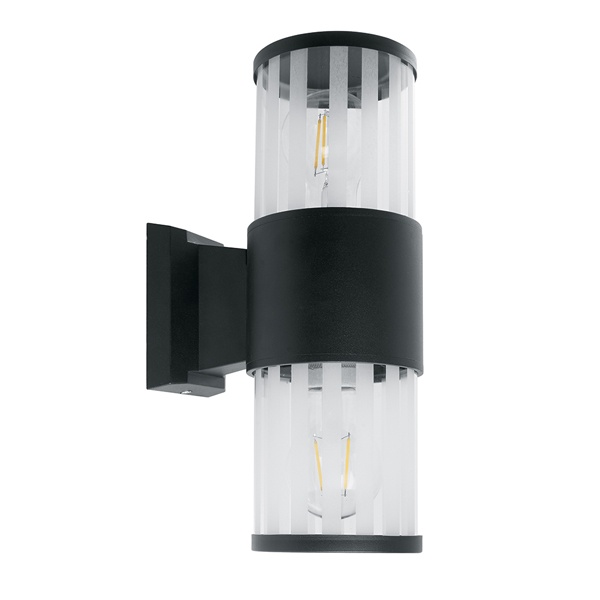 Светильник садово-парковый Feron DH0902 серии Торонто, E27 230V, на стену вверх/вниз, черный