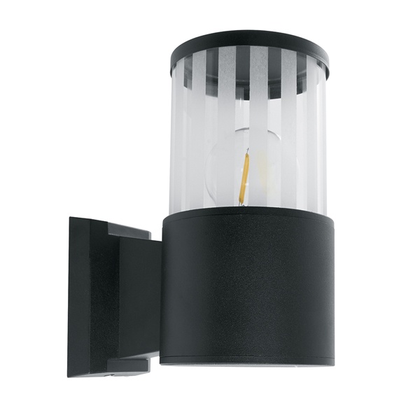 Светильник садово-парковый Feron DH0901 серии Торонто, E27 230V, на стену вверх, черный