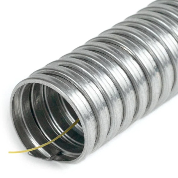 Металлорукав Строитель Р3-10 10 мм с протяжкой [бухта 100м]