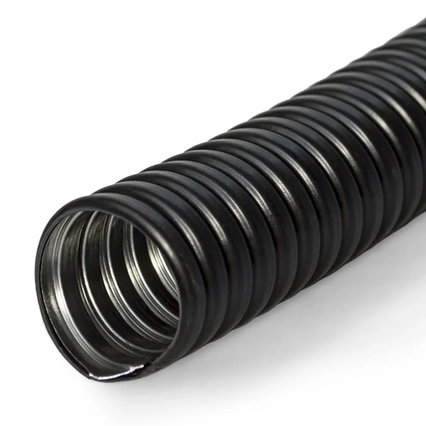 Металлорукав Промрукав МРПИ-НГ-32 32 мм в ПВХ оболочке черный [бухта 25м]