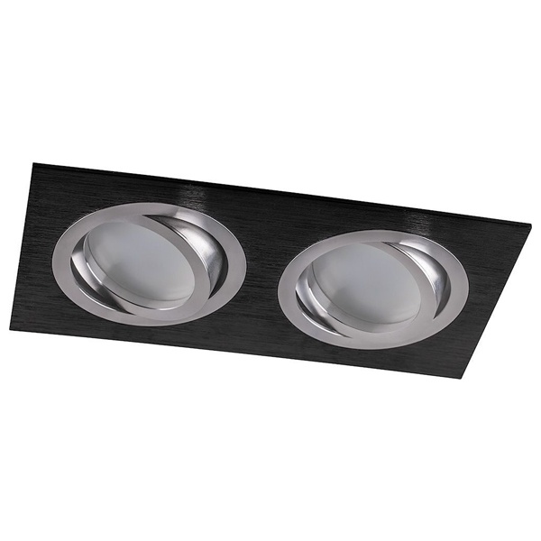 Светильник встраиваемый Feron DL2802 потолочный MR16 G5.3 черный