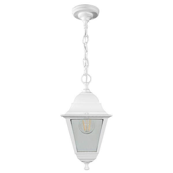 Светильник садово-парковый Feron НСУ 04-60-001 подвесной Классика 4-е грани 60W E27 230V белый