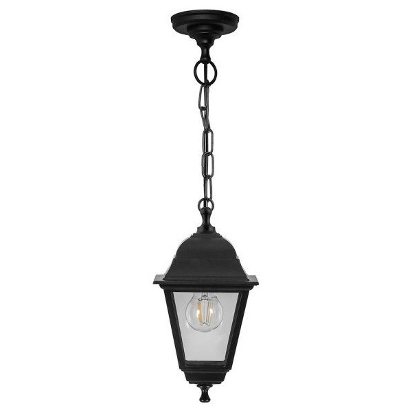 Светильник садово-парковый Feron НСУ 04-60-001 подвесной Классика 4-х гранник 60W E27 230V черный