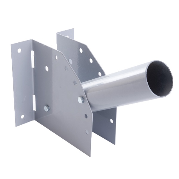 Кронштейн для уличного светильника с переменным углом Feron 230х150х120мм, d48mm, серый, ДС-1