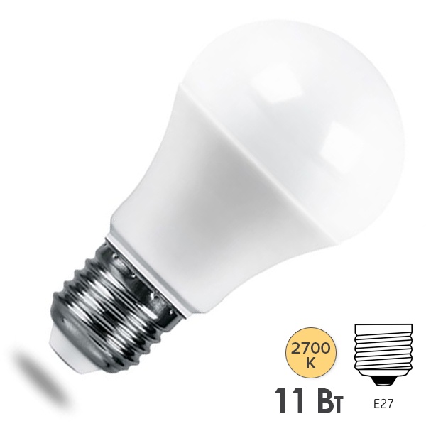 Лампа светодиодная Feron PRO LB-1011 A60 11W 2700K 230V E27 используются Osram LED теплый свет