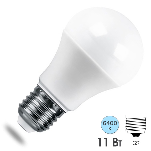 Лампа светодиодная Feron PRO LB-1011 A60 11W 6400K 230V E27 используются Osram LED дневной свет