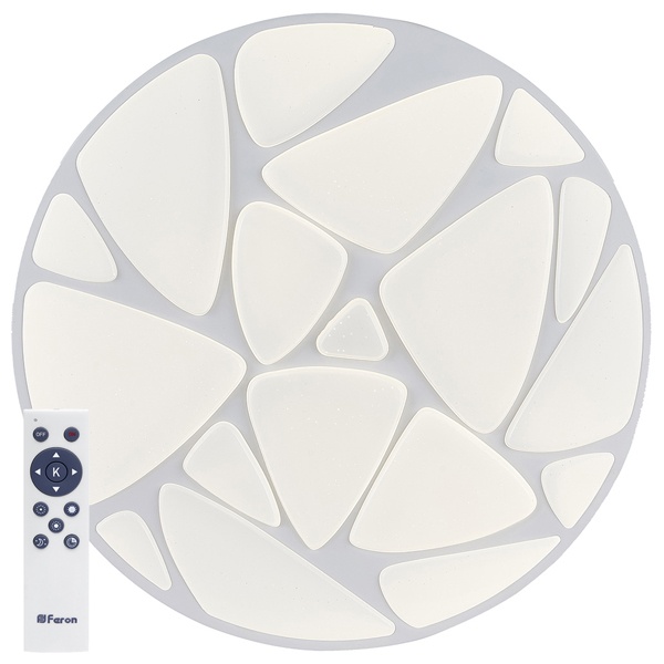 Светильник светодиодный управляемый накладной Feron AL4061 тарелка 72W 3000K-6000K белый