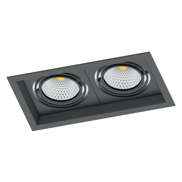 Светодиодный светильник карданный Feron AL202 40W 4000K 230V 3600Lm 35° черный