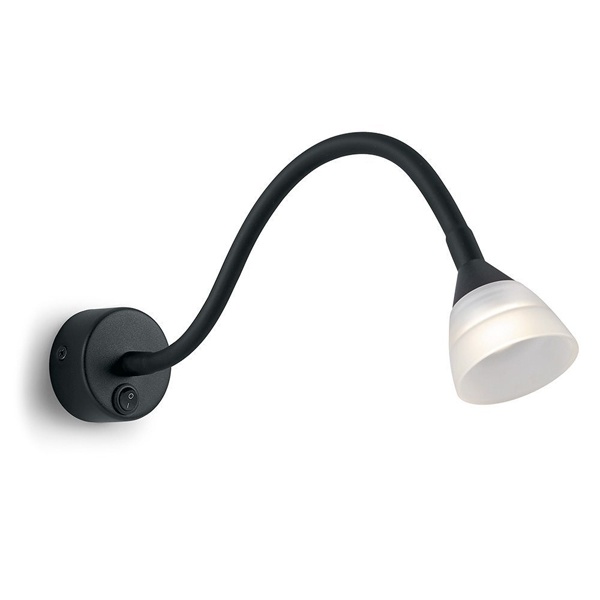 Светильник настенный светодиодный Feron AL7730 3W 3700K 230V 210Lm алюминий черный IP20 60х60х370мм