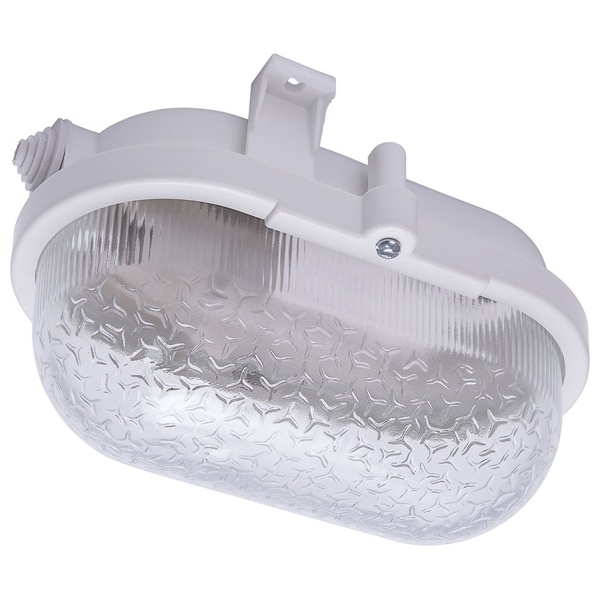 Светильник накладной Feron НБП 01-60-012 220V 60Вт Е27 IP54 белый