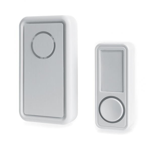 Звонок дверной беспроводной Feron E-379 Электрический 18 мелодий белый с питанием от батареек