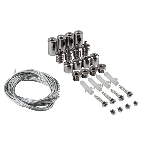 Подвесное крепление Feron LD510, длина 100см, серебро, для AL2113