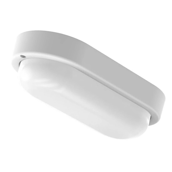 Светильник светодиодный Gauss ECO ЖКХ 12W 4000K 940Lm 230V IP65 160х90х46 овал белый