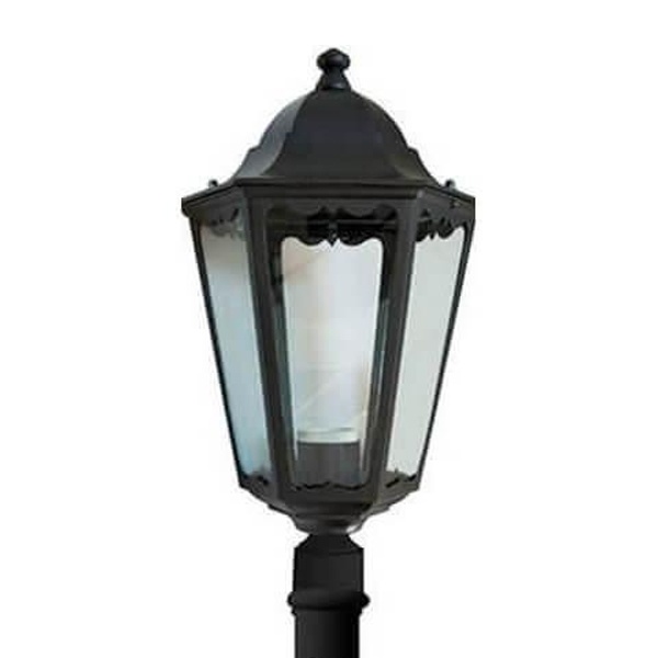 Светильник садово-парковый Классика Feron 6210 E27 195х195х1200мм черный (столб 1200мм)