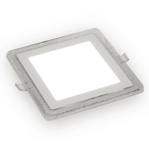 Светильник светодиодный Gauss Bubbles 12W 3000K 230V 1200Lm квадрат L192 l-160 h31mm подсветка 4W