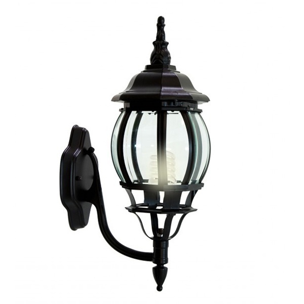 Светильник садово-парковый Классика Feron 8101 E27 160х220х450мм черный