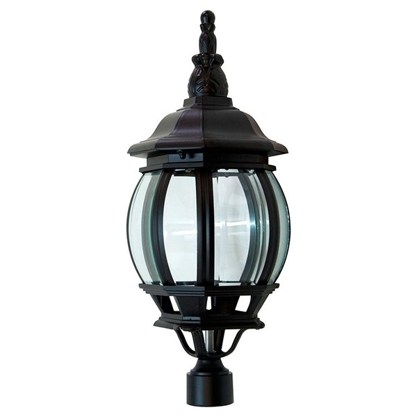 Светильник садово-парковый Классика Feron 8103 E27 160х160х410мм черный