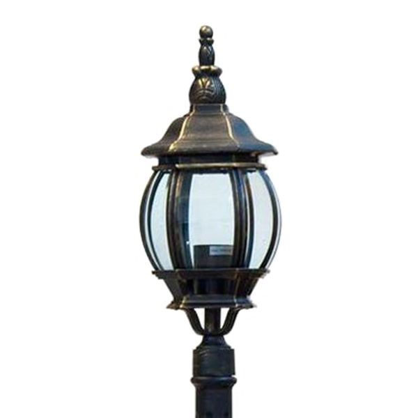 Светильник садово-парковый Классика Feron 8110 E27 160х160х1200мм черное золото