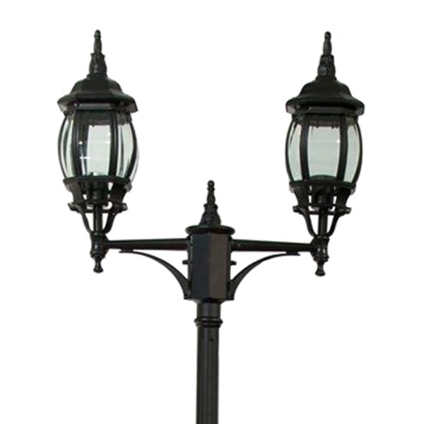 Светильник садово-парковый Классика Feron 8114 2xE27 155х590х2290мм черный