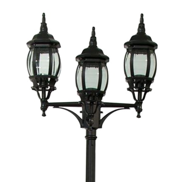 Светильник садово-парковый Классика Feron 8115 3xE27 400х580х2300мм черный