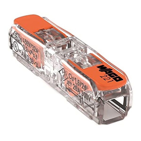 Клеммник WAGO 2 (одножильных или многожильных) х 0,2-4 мм 32A Cu [уп. 60шт]