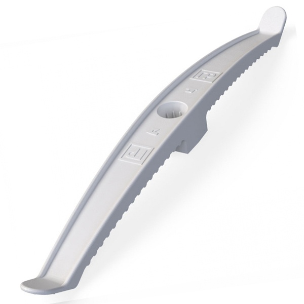 Держатель кабеля Промрукав двусторонний для прямого монтажа белый [уп. 20шт]