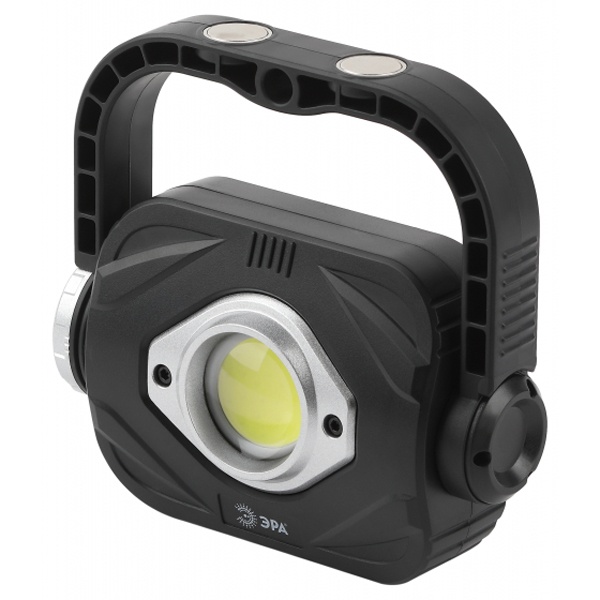 Фонарь светодиодный ЭРА PB-701 прожекторный 5W на батарейках 3хАА с ручкой на магните