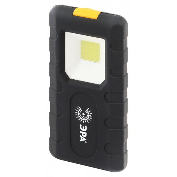 Фонарь светодиодный ЭРА Рабочие Практик RB-707 на батарейках 3xAAA, магнит, клипса - держатель