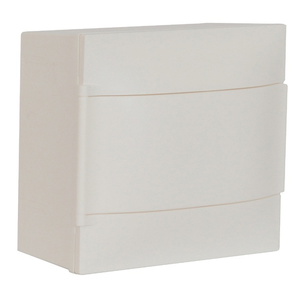 Щиток пластиковый накладной Legrand Practibox S 8 модулей белая дверь шины N+PE