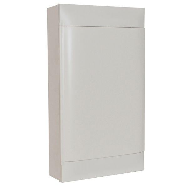 Щиток пластиковый накладной Legrand Practibox S 3x12 модуля белая дверь шины N+PE