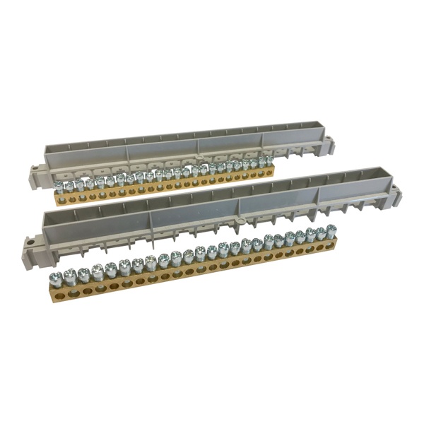 Клеммный блок для щитков Legrand Practibox S шириной 12м с шинами 2x(12x16 и 12x10) мм2 6кА