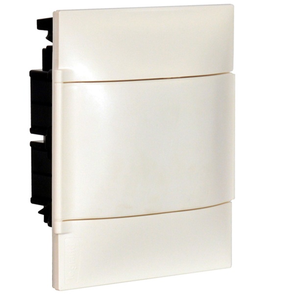 Щиток пластиковый встраиваемый Legrand Practibox S 4 модуля белая дверь шины N+PE