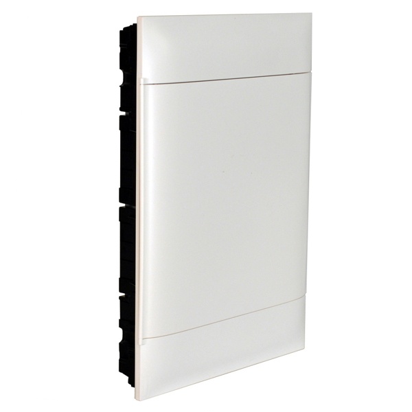 Щит пластиковый встраиваемый Legrand Practibox S 3x18 модуля белая дверь шины N+PE