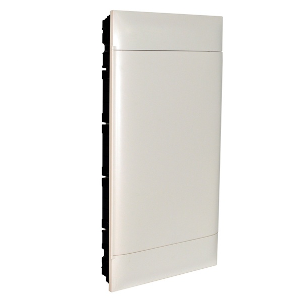Щит пластиковый встраиваемый Legrand Practibox S 4x18 модуля белая дверь шины N+PE