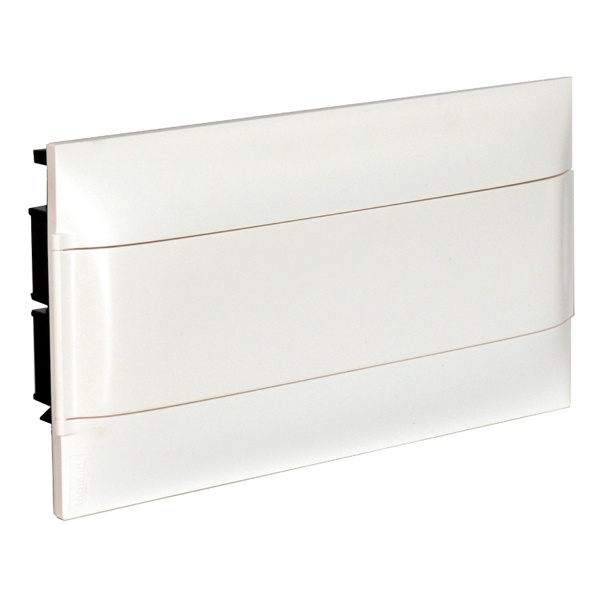 Щит пластиковый встраиваемый (в полые стены) Legrand Practibox S 18 модулей белая дверь шины N+PE