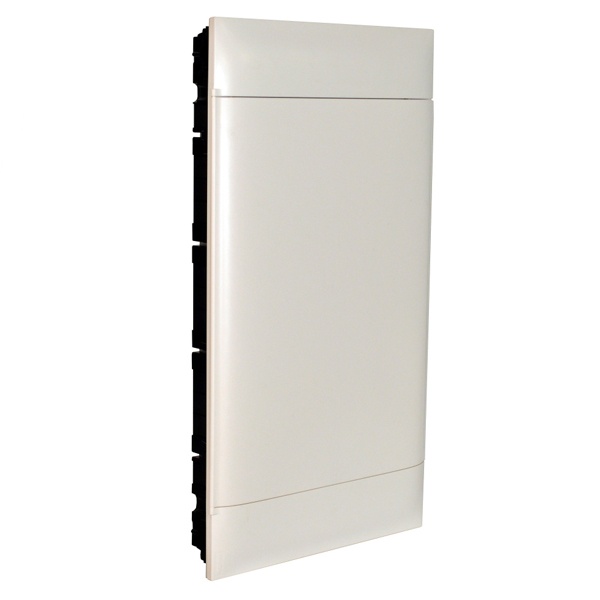 Щит пластиковый встраиваемый (в полые стены) Legrand Practibox S 4x18 модуля белая дверь шины N+PE