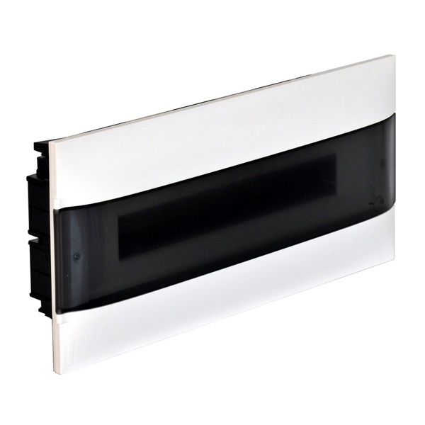 Щит пластиковый встраиваемый (в полые стены) Legrand Practibox S 22 модуля дымчатая дверь шины N+PE