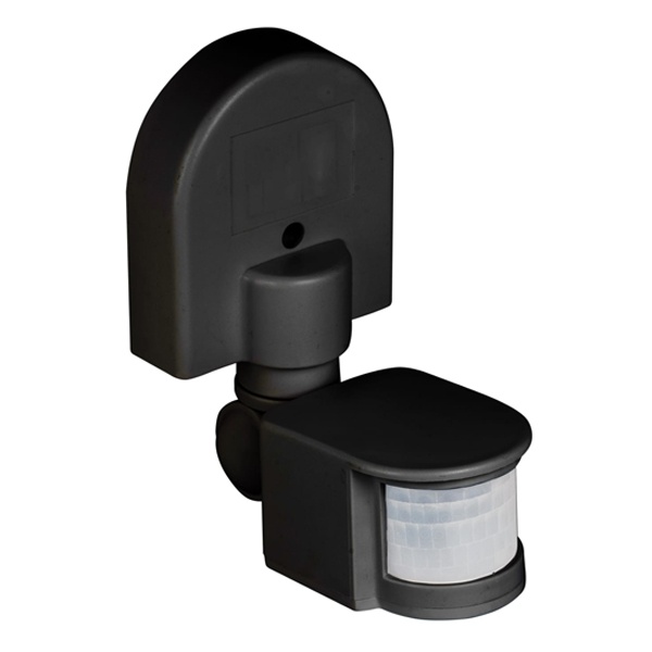 ИК датчик движения EKF PROxima настенный 1200Вт 180гр. до 12м IP44 MS-16Cb черный