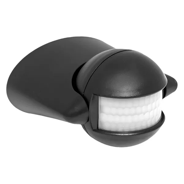 ИК датчик движения EKF PROxima настенный 1200Вт 180гр. до 12м IP44 MS-39b черный