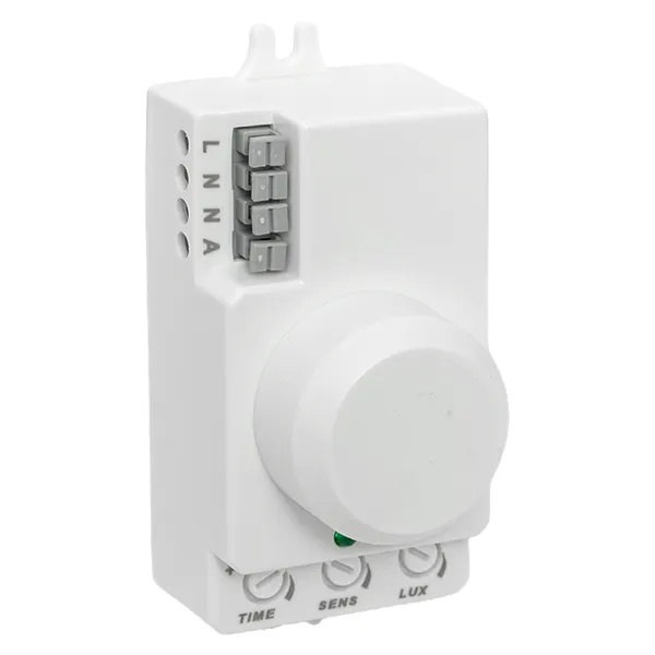 Микроволновый датчик движения белый EKF PROxima 1200Вт 360гр. до 20м IP20 MW-700