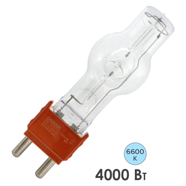 Лампа специальная металлогалогенная Osram HMI 4000W DIGITAL 6600K G38 380000Lm 500h d75x250mm