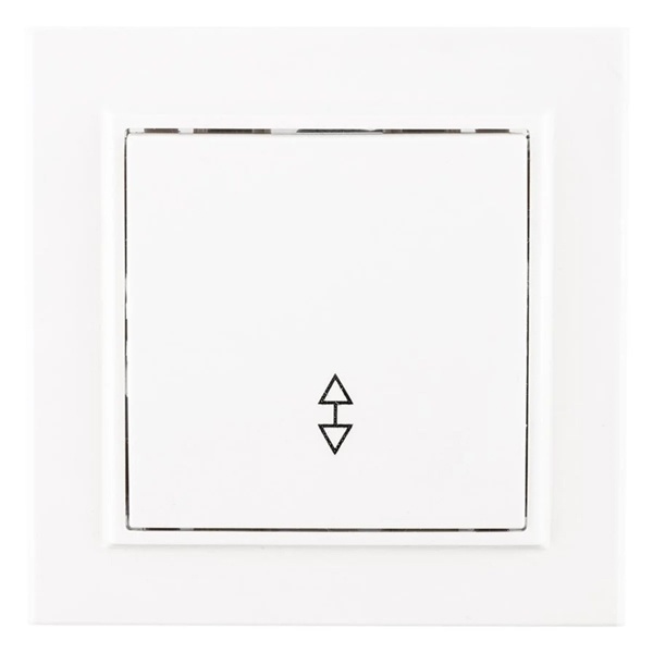 Переключатель 1-клавишный EKF Basic 10А IP20 Минск белый