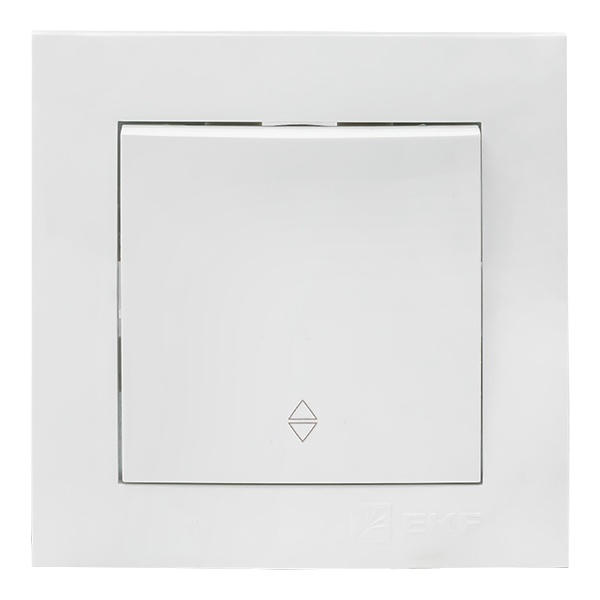 Переключатель 1-клавишный EKF PROxima 10А IP20 Валенсия белый