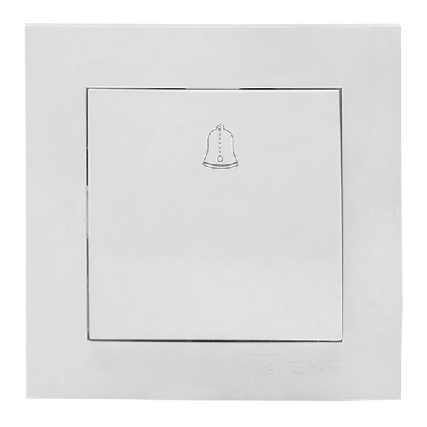 Кнопка с пиктограммой звонка EKF PROxima 10А IP20 Валенсия белый