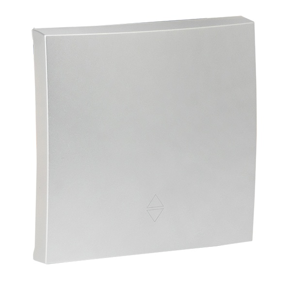 Лицевая панель выключателя 1 - клавишного EKF PROxima Валенсия сталь