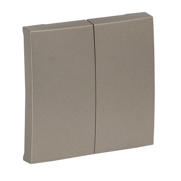 Лицевая панель выключателя 2 - клавишного EKF PROxima Валенсия кашемир