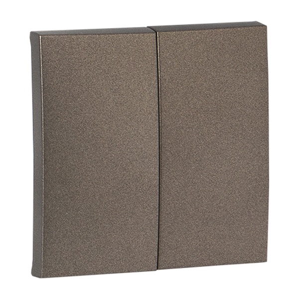 Лицевая панель выключателя 2 - клавишного EKF PROxima Валенсия графит